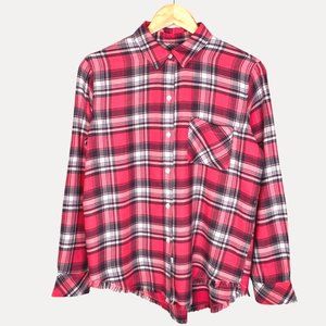 Rails button down plaid shirt